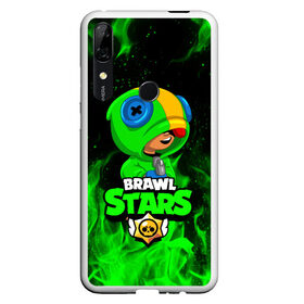 Чехол для Honor P Smart Z с принтом BRAWL STARS LEON ЛЕОН в Кировске, Силикон | Область печати: задняя сторона чехла, без боковых панелей | brawl stars | bull | colt | crow | leon | stars | берли | бо | брок | ворон | джесси | динамайк | дэррил | кольт | леон | мортис | нита | пайпер | пенни | поко | пэм | рикошет | спайк | фрэнк | шелли | эль примо