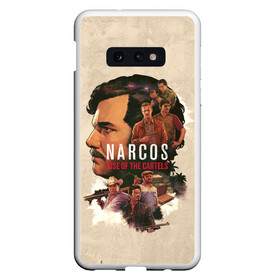 Чехол для Samsung S10E с принтом Narcos Rise of the Cartels в Кировске, Силикон | Область печати: задняя сторона чехла, без боковых панелей | Тематика изображения на принте: cartels | narcos | rise | картель | колумбия | мафия | эль патрон