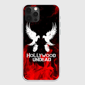 Чехол для iPhone 12 Pro Max с принтом HOLLYWOOD UNDEAD в Кировске, Силикон |  | Тематика изображения на принте: deuce | hollywood undead | hu | j dog | shady jeff | голливуд | голливудская нежить | даниэль мурильо | джордан террелл | джордж артур рейган | дилан альварес | мэттью сент клер | нежить