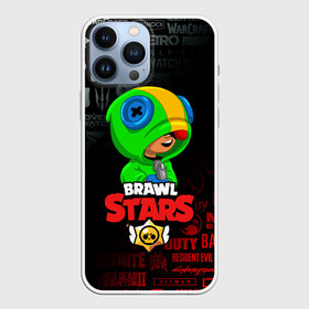 Чехол для iPhone 13 Pro Max с принтом BRAWL STARS LEON | ЛЕОН в Кировске,  |  | brawl stars | bull | colt | crow | leon | stars | берли | бо | брок | ворон | джесси | динамайк | дэррил | кольт | леон | мортис | нита | пайпер | пенни | поко | пэм | рикошет | спайк | фрэнк | шелли | эль примо