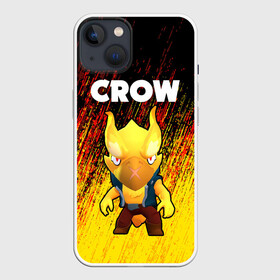 Чехол для iPhone 13 с принтом BRAWL STARS CROW PHOENIX в Кировске,  |  | brawl stars | brawl stars crow | brawl stars crow phoenix | brawl stars leon | brawl stars leon shark | brawl stars robot spike | brawl stars spike | бравл старс