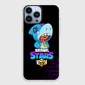 Чехол для iPhone 13 Pro Max с принтом BRAWL STARS LEON SHARK в Кировске,  |  | brawl stars | bull | colt | crow | leon | leon shark | shark | stars | акула | берли | ворон | динамайк | кольт | леон | леон акула | нита | спайк | шелли | эль примо