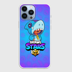 Чехол для iPhone 13 Pro Max с принтом BRAWL STARS LEON SHARK в Кировске,  |  | brawl stars | bull | colt | crow | leon | leon shark | shark | stars | акула | берли | ворон | динамайк | кольт | леон | леон акула | нита | спайк | шелли | эль примо