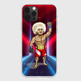 Чехол для iPhone 12 Pro Max с принтом Хабиб Нурмагомедов в Кировске, Силикон |  | khabib | mma | ufc | боец | дагестан | даги | единоборства | махачкала | мма | спорт | хабиб | хабиб нурмагомедов | юфс