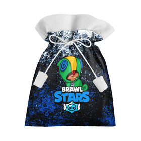 Подарочный 3D мешок с принтом BRAWL STARS LEON в Кировске, 100% полиэстер | Размер: 29*39 см | android | brawl stars | games | leon | mobile | stars | игры | леон | мобильные игры