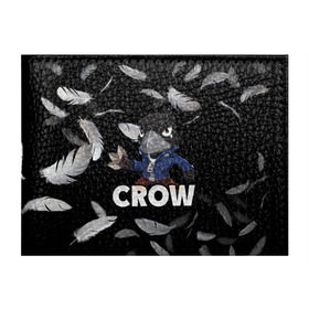 Обложка для студенческого билета с принтом Brawl Stars CROW в Кировске, натуральная кожа | Размер: 11*8 см; Печать на всей внешней стороне | brawl | brawl stars | crow | leon | stars | бравл | бравл старс | браво старс | ворон | ворона | игра | компьютерная | кров | леон | онлайн | старс