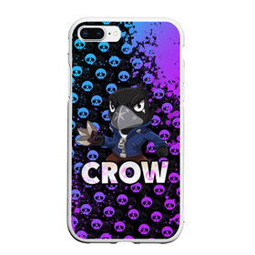 Чехол для iPhone 7Plus/8 Plus матовый с принтом Brawl Stars CROW в Кировске, Силикон | Область печати: задняя сторона чехла, без боковых панелей | brawl | brawl stars | crow | leon | stars | бравл | бравл старс | браво старс | ворон | ворона | игра | компьютерная | кров | леон | онлайн | старс