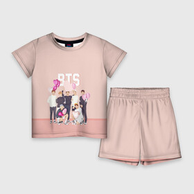 Детский костюм с шортами 3D с принтом BTS в Кировске,  |  | army | bangtan | beyond | boys | bts | j hope | jimin | jin | jungkook | k pop | rm | scene | suga | the | v | армия | арэма | бтс | ви | джей хоупа | сюги | чимина | чина | чонгука