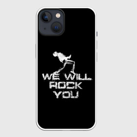 Чехол для iPhone 13 с принтом Queen. We Will Rock You в Кировске,  |  | bohemian | brian | freddie | may | mercury | queen | rhapsody | roger | taylor | богемная | богемская | брайан | джон | королева | меркьюри | мэй | рапсодия | роджер | тейлор | фредди