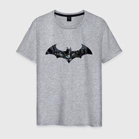 Мужская футболка хлопок с принтом Batman в Кировске, 100% хлопок | прямой крой, круглый вырез горловины, длина до линии бедер, слегка спущенное плечо. | bat man | batman | batman comics | caped crusader | comics | dark knight | shtatjl | бетмен | брюс уэйн | бэт мен | бэтмен | тёмный рыцарь