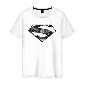 Мужская футболка хлопок с принтом Superman в Кировске, 100% хлопок | прямой крой, круглый вырез горловины, длина до линии бедер, слегка спущенное плечо. | clark kent | superman | кларк кент | супермен | супермэн