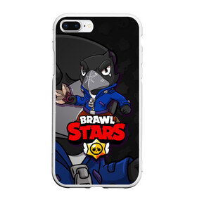 Чехол для iPhone 7Plus/8 Plus матовый с принтом BRAWL STARS CROW в Кировске, Силикон | Область печати: задняя сторона чехла, без боковых панелей | brawl stars | brawl stars crow | brawler | crow | бравл старз | бравлер | ворон