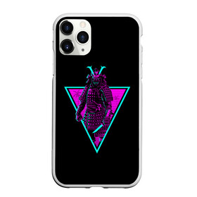 Чехол для iPhone 11 Pro Max матовый с принтом Samurai Retro Neon в Кировске, Силикон |  | neon | retro | retrowave | samurai | warior | wave | воин | воины | войны | гладиатор | неон | ретро | ретровейв | рэтро | самураи | самурай