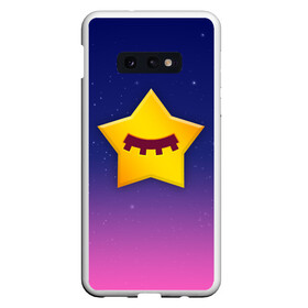 Чехол для Samsung S10E с принтом SANDY SPACE - BRAWL STARS в Кировске, Силикон | Область печати: задняя сторона чехла, без боковых панелей | brawl | bull | colt | crow | game | games | leon | online | penny | poco | sandy | shelly | spike | star | stars | wanted | брав | бравл | браво | звезда | звезды | игра | игры | лого | онлайн | сенди | старс | сэнди