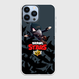 Чехол для iPhone 13 Pro Max с принтом BRAWL STARS CROW в Кировске,  |  | 8 bit | 8 бит | brawl stars | bull | colt | crow | leon | leon shark | shark | stars | акула | берли | ворон | динамайк | кольт | леон | леон акула | нита | спайк | шелли | эль примо