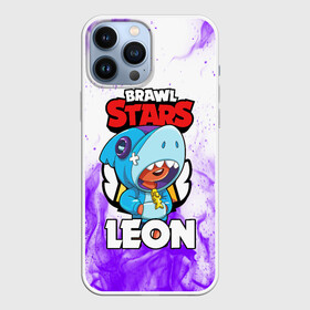 Чехол для iPhone 13 Pro Max с принтом BRAWL STARS LEON SHARK в Кировске,  |  | 8 bit | 8 бит | brawl stars | bull | colt | crow | leon | leon shark | shark | stars | акула | берли | ворон | динамайк | кольт | леон | леон акула | нита | спайк | шелли | эль примо