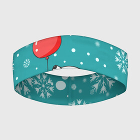 Повязка на голову 3D с принтом North bear в Кировске,  |  | happy new year | santa | дед мороз | каникулы | мороз | новогодний свитер | новый год | оливье | праздник | рождество | санта клаус | свитер новогодний | снег | снегурочка | снежинки