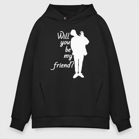 Мужское худи Oversize хлопок с принтом Will you be my friend? в Кировске, френч-терри — 70% хлопок, 30% полиэстер. Мягкий теплый начес внутри —100% хлопок | боковые карманы, эластичные манжеты и нижняя кромка, капюшон на магнитной кнопке | ateez | atiny | destiny | k pop | kpop | kq fellaz | атеез | атез | атэз | ёсан | к поп | кпоп | минки | сан | сонхва | тин поп | уён | хонджун | чонхо | эйтиз | эйтини | юнхо