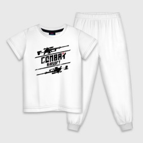 Детская пижама хлопок с принтом Combat Airsoft в Кировске, 100% хлопок |  брюки и футболка прямого кроя, без карманов, на брюках мягкая резинка на поясе и по низу штанин
 | 
