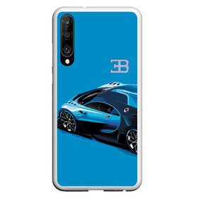 Чехол для Honor P30 с принтом Bugatti в Кировске, Силикон | Область печати: задняя сторона чехла, без боковых панелей | Тематика изображения на принте: bugatti | car | italy | motorsport | prestige | автомобиль | автоспорт | бугатти | италия | престиж