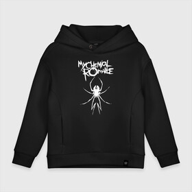 Детское худи Oversize хлопок с принтом My Chemical Romance в Кировске, френч-терри — 70% хлопок, 30% полиэстер. Мягкий теплый начес внутри —100% хлопок | боковые карманы, эластичные манжеты и нижняя кромка, капюшон на магнитной кнопке | gerard way | mcr | my chemical romance | альтернативный | группа | джерард уэй | май кемикал романс | мкр | мой химический роман | мхр | мцр | панк | поп | поппанк | рок | рэй торо