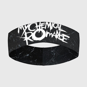 Повязка на голову 3D с принтом My Chemical Romance в Кировске,  |  | black parade | killjoy | mcr | my chemical romance | килджой