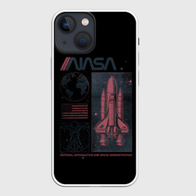 Чехол для iPhone 13 mini с принтом Nasa в Кировске,  |  | mars | nasa | space | галактика | земля | илон | инопланетяне | инопланетянин | картинка | картинки | космонавт | космос | луна | марс | маск | мода | надпись | наса | планета | планеты | тренды