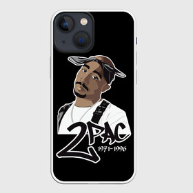 Чехол для iPhone 13 mini с принтом 2pac в Кировске,  |  | 2pac | changes | nigga | oldschool | pac | rap | нигга | олдскулл | пак | рэп | тупак