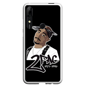 Чехол для Honor P Smart Z с принтом 2pac в Кировске, Силикон | Область печати: задняя сторона чехла, без боковых панелей | 2pac | changes | nigga | oldschool | pac | rap | нигга | олдскулл | пак | рэп | тупак