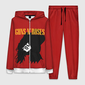 Женский костюм 3D с принтом Guns n roses в Кировске,  |  | axl rose | geffen records | gnr | guns | rock | roses | slash | гансы | пистолеты | розы | рок | слеш | эксл роуз