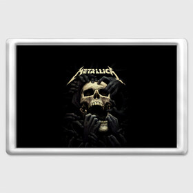 Магнит 45*70 с принтом Metallica в Кировске, Пластик | Размер: 78*52 мм; Размер печати: 70*45 | heavy metal | metal | metallica | гитара | группы | метал | металлика | музыка | рок | трэш метал | хєви метал