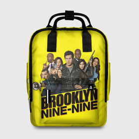 Женский рюкзак 3D с принтом Brooklyn Nine-Nine в Кировске, 100% полиэстер | лямки с регулируемой длиной, сверху ручки, чтобы рюкзак нести как сумку. Основное отделение закрывается на молнию, как и внешний карман. Внутри два дополнительных кармана, один из которых закрывается на молнию. По бокам два дополнительных кармашка, куда поместится маленькая бутылочка
 | 9 9 | 99 | andy | beatriz | brooklyn | detective | diaz | jake | nine nine | peralta | rosa | samberg | stephanie | беатрис | бруклин | детектив | джейк | перальта | роза | стефани | сэмберг | энди