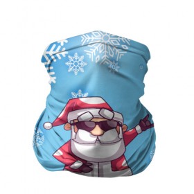 Бандана-труба 3D с принтом Дед Мороз в Кировске, 100% полиэстер, ткань с особыми свойствами — Activecool | плотность 150‒180 г/м2; хорошо тянется, но сохраняет форму | в подарок | дед мороз | зима | новогодние | новый год | подарок | рождество | с новым годом | снег | снежинки