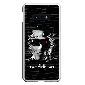 Чехол для Samsung S10E с принтом The Terminator в Кировске, Силикон | Область печати: задняя сторона чехла, без боковых панелей | Тематика изображения на принте: arnold | connor | john | robot | schwarzenegger | skynet | t 800 | terminator | арнольд | джон | коннор | ликвидатор | небесная | робот | сеть | скайнет | терминатор | шварценеггер