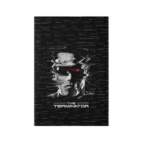 Обложка для паспорта матовая кожа с принтом The Terminator в Кировске, натуральная матовая кожа | размер 19,3 х 13,7 см; прозрачные пластиковые крепления | Тематика изображения на принте: arnold | connor | john | robot | schwarzenegger | skynet | t 800 | terminator | арнольд | джон | коннор | ликвидатор | небесная | робот | сеть | скайнет | терминатор | шварценеггер