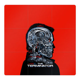 Магнитный плакат 3Х3 с принтом The Terminator в Кировске, Полимерный материал с магнитным слоем | 9 деталей размером 9*9 см | arnold | connor | john | robot | schwarzenegger | skynet | t 800 | terminator | арнольд | джон | коннор | ликвидатор | небесная | робот | сеть | скайнет | терминатор | шварценеггер