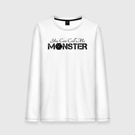 Мужской лонгслив хлопок с принтом You can call me monster в Кировске, 100% хлопок |  | d.o | exo | exo cbx | exo k | exo m | exo sc | k pop | kpop | mama | бэкхён | ехо | к поп | кпоп | крис | кхаи | лухан | лэй | пэкхён | сехун | сиумин | сухо | тао | чханёль | чхен | эхо