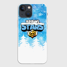 Чехол для iPhone 13 mini с принтом Новогодний Brawl Stars в Кировске,  |  | brawl | brawl stars | crow | leon | stars | бравл | бравл старс | браво старс | игра | компьютерная | кров | леон | новогодний | новый год | онлайн | с новым годом | старс