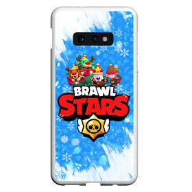 Чехол для Samsung S10E с принтом Новогодний Brawl Stars #5 в Кировске, Силикон | Область печати: задняя сторона чехла, без боковых панелей | Тематика изображения на принте: 2020 | brawl | brawl stars | christmas | new year | stars | бравл старс | брол старс | новогодний | новый год | рождество