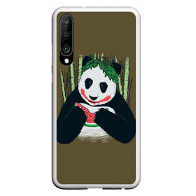 Чехол для Honor P30 с принтом Panda в Кировске, Силикон | Область печати: задняя сторона чехла, без боковых панелей | animal | арбуз | бамбук | животное | панда