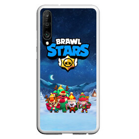 Чехол для Honor P30 с принтом Новогодний Brawl Stars в Кировске, Силикон | Область печати: задняя сторона чехла, без боковых панелей | Тематика изображения на принте: brawl stars | brawl stars 8 bit | brawl stars crow | brawl stars crow phoenix | brawl stars l | brawl stars leon | brawl stars leon shark | brawl stars nita | brawl stars robot spike | brawl stars spike | бравл старс | бравла старс | браво с