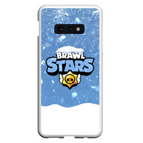 Чехол для Samsung S10E с принтом Christmas Brawl Stars в Кировске, Силикон | Область печати: задняя сторона чехла, без боковых панелей | 2020 | brawl | brawl stars | christmas | leon | new year | stars | бравл старс | брол старс | леон | новогодний | новый год | рождество