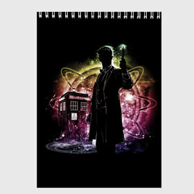 Скетчбук с принтом Doctor Who в Кировске, 100% бумага
 | 48 листов, плотность листов — 100 г/м2, плотность картонной обложки — 250 г/м2. Листы скреплены сверху удобной пружинной спиралью | Тематика изображения на принте: bbc | dimension | dr who | jenna coleman | jodie whittaker | matt smith | relative | resolution | space | tardis | the doctor | time | галлифрей | джоди уиттакер | доктор кто | тардис