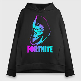 Женское худи Oversize хлопок с принтом FORTNITE в Кировске, френч-терри — 70% хлопок, 30% полиэстер. Мягкий теплый начес внутри —100% хлопок | боковые карманы, эластичные манжеты и нижняя кромка, капюшон на магнитной кнопке | fortnite | битва | игра | компьютерная игра | королевская | надпись | персонажи | симулятор | фортнайт