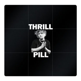 Магнитный плакат 3Х3 с принтом Thrill pill в Кировске, Полимерный материал с магнитным слоем | 9 деталей размером 9*9 см | Тематика изображения на принте: pill | thrill | thrill pill | пилл | тимур самедов | трилл | трилл пилл