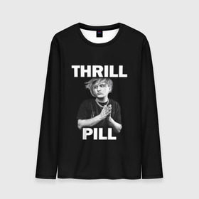 Мужской лонгслив 3D с принтом Thrill pill в Кировске, 100% полиэстер | длинные рукава, круглый вырез горловины, полуприлегающий силуэт | Тематика изображения на принте: pill | thrill | thrill pill | пилл | тимур самедов | трилл | трилл пилл
