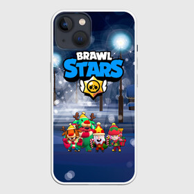 Чехол для iPhone 13 с принтом Новогодний Brawl Stars в Кировске,  |  | brawl stars | brawl stars 8 bit | brawl stars crow | brawl stars crow phoenix | brawl stars l | brawl stars leon | brawl stars leon shark | brawl stars nita | brawl stars robot spike | brawl stars spike | бравл старс | бравла старс | браво с