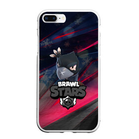 Чехол для iPhone 7Plus/8 Plus матовый с принтом Brawl Stars CROW SNOW в Кировске, Силикон | Область печати: задняя сторона чехла, без боковых панелей | 2020 | android | background | brawl stars | crow | games | leon | mobile game | stars | бравл старс | ворон | игры | леон | мобильные игры | синий | снег | снежинки | текстура | фон