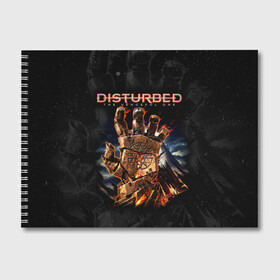 Альбом для рисования с принтом Disturbed в Кировске, 100% бумага
 | матовая бумага, плотность 200 мг. | asylum | disturbed | heavy metal | immortalized | the guy | the lost children | группы | метал | рок