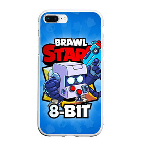 Чехол для iPhone 7Plus/8 Plus матовый с принтом BRAWL STARS 8-BIT в Кировске, Силикон | Область печати: задняя сторона чехла, без боковых панелей | 8 bit | 8 бит | brawl stars | brawl stars 8 bit | brawler | бравл старз | бравлер